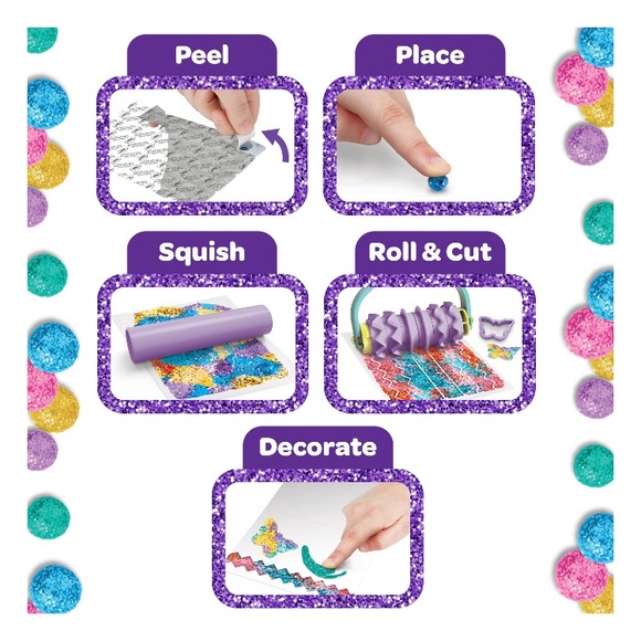 Crayola Glitter Dots Pastel Sparkle Station New - Picture 7 of 8